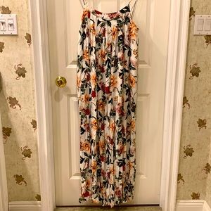 Ark N C pleated floral dress size Large
